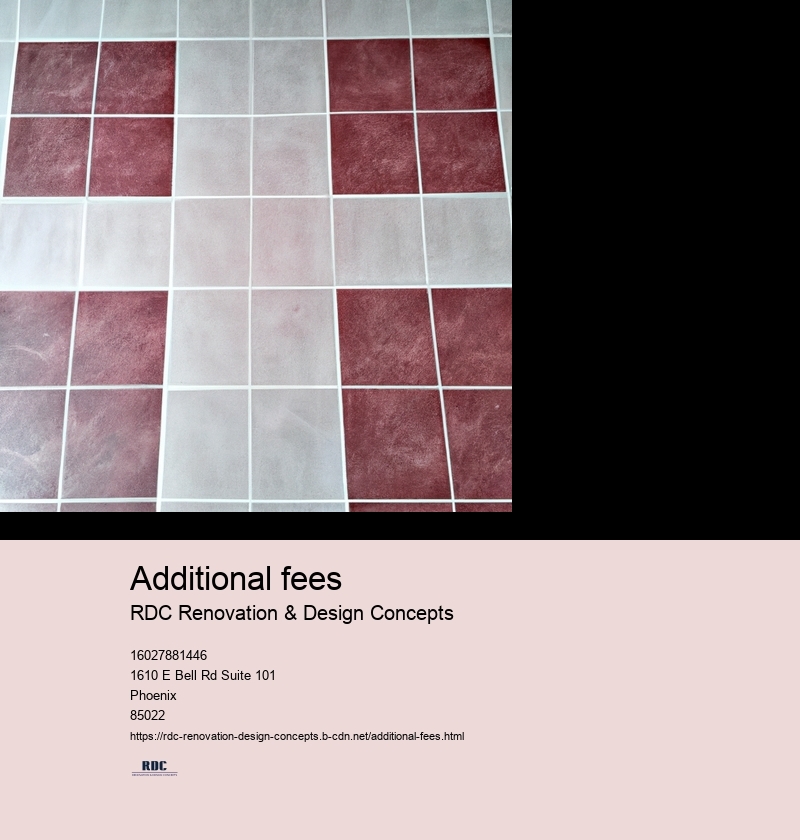 Additional fees