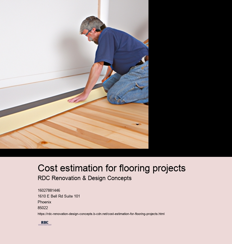 Cost estimation for flooring projects